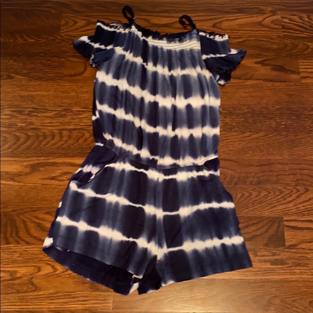 BCX Tye-dyed Romper w/pockets